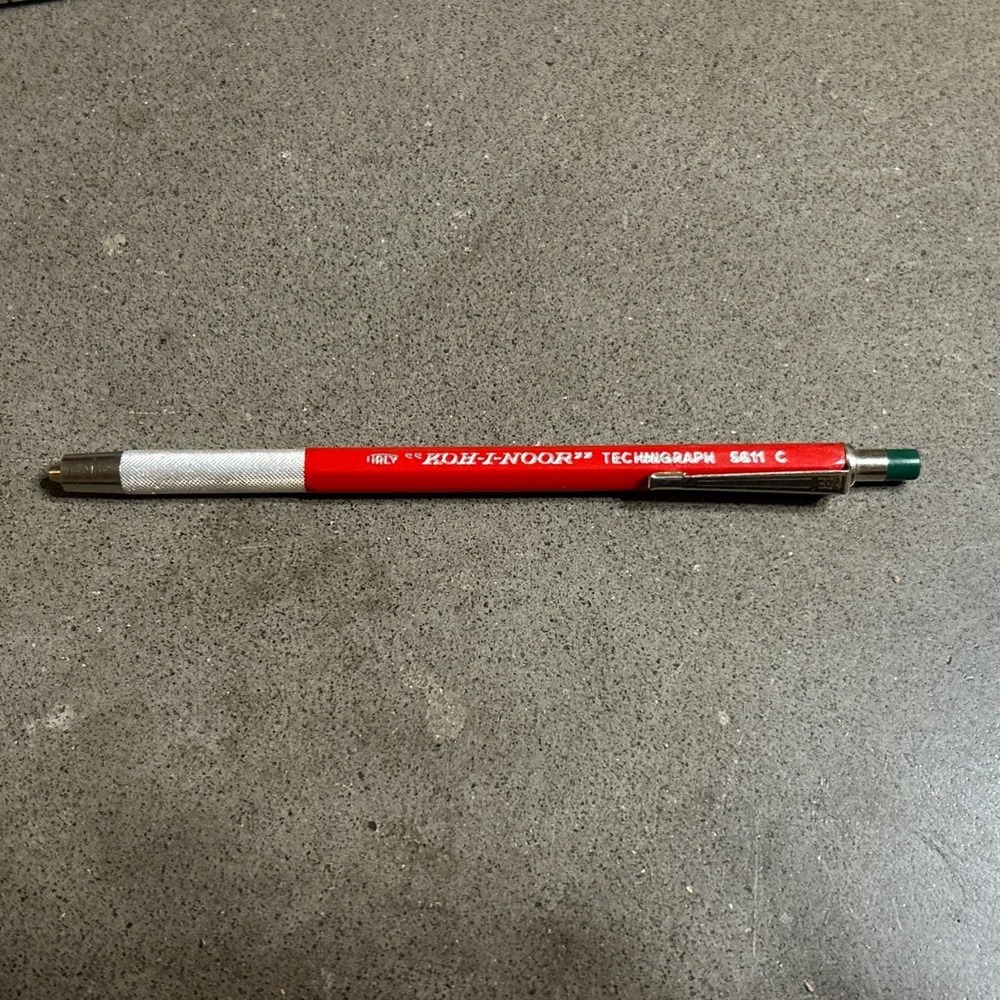 Vintage KOH-I-NOOR Technigraph 5611C Lead Holder Drafting Pencil Made in Italy